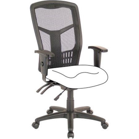 LORELL 28.5 in. High Back Chair FrameBlack LLR86210